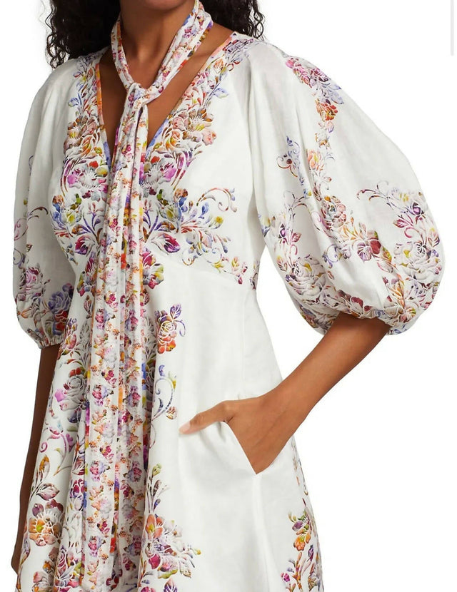 Zimmermann - Zimmermann The Prima Day Mini Dress in Multi Floral
