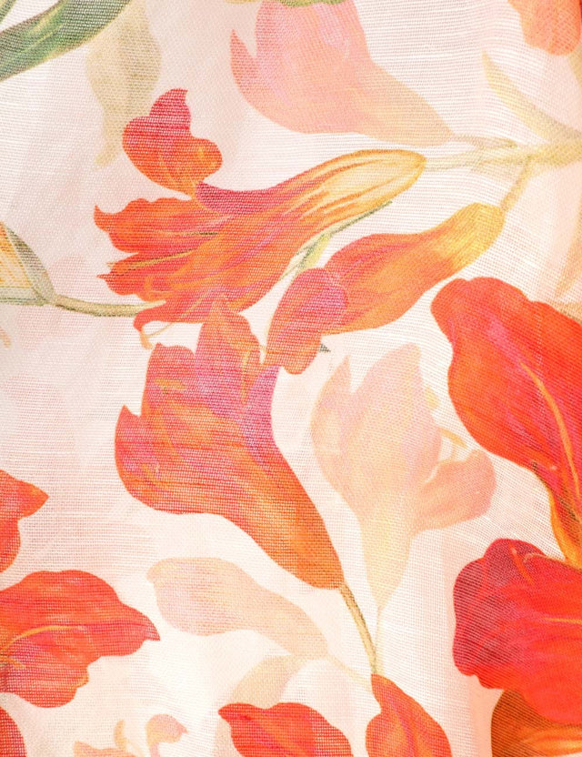 Zimmermann Tranquillity Bralette Mini Dress Red Lily Size 6 8 & 10 - Dresses