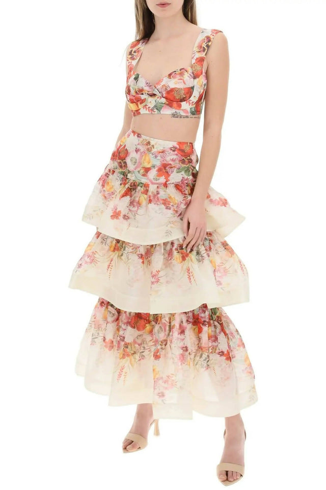 Zimmermann - Zimmermann Wonderland Bralette & Tiered Skirt