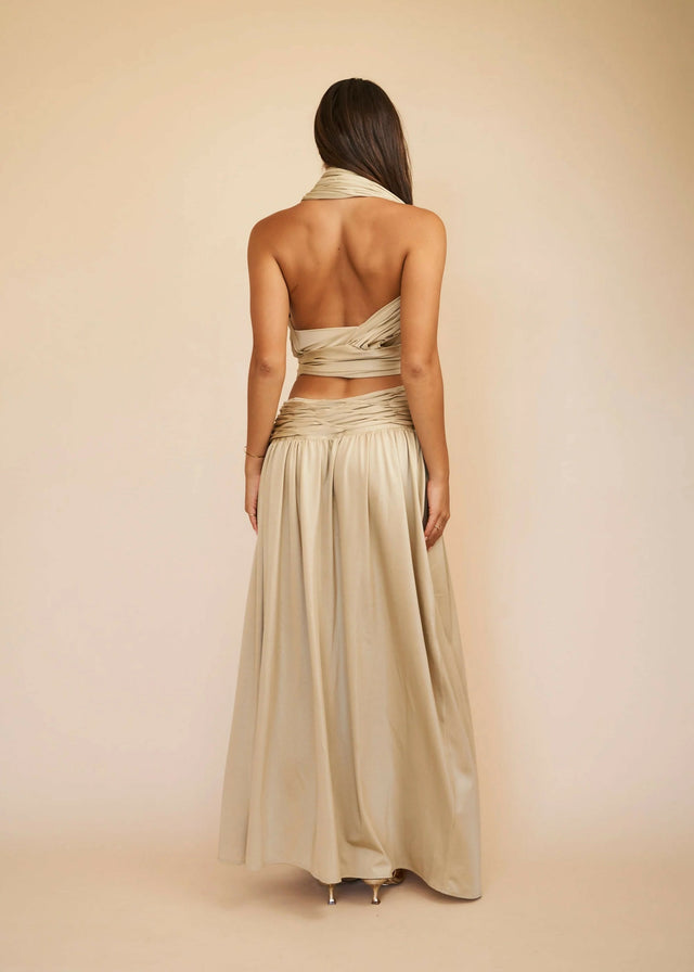 Koster Kulture Cora Top Gold & Calypso Skirt Gold