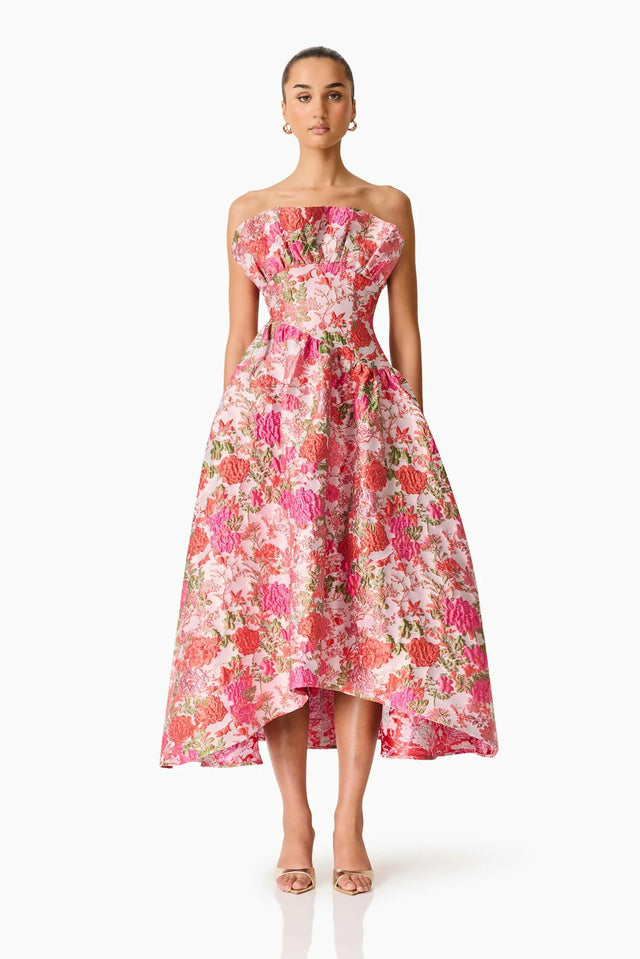 Elliatt Floralie Strapless Gown