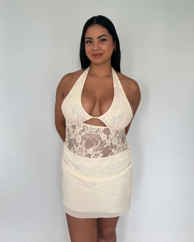 Benni Rocky Seashell Mini Dress Seashell