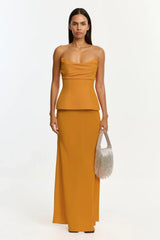 Acler Gilwell Maxi Dress - Neon Mango view 1