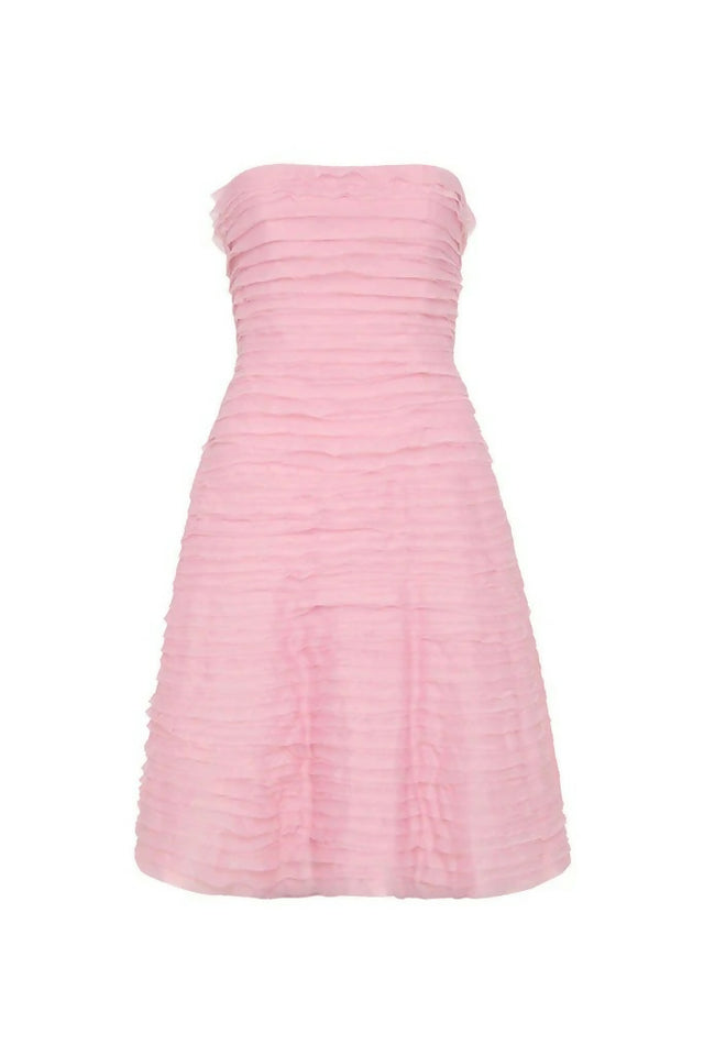AJE Soundscape Mini Dress - Chalk Pink