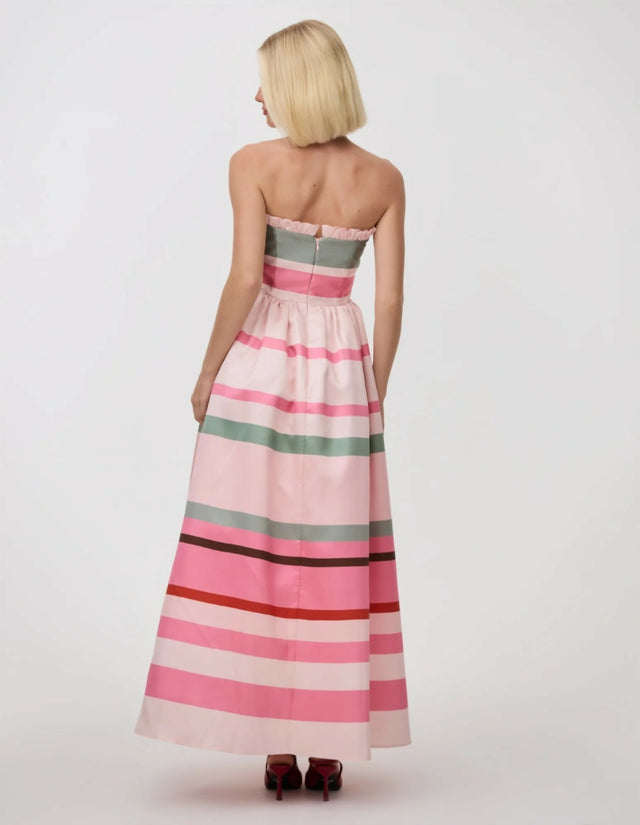 Aston Studio Charlize Gown - Retro Stripe