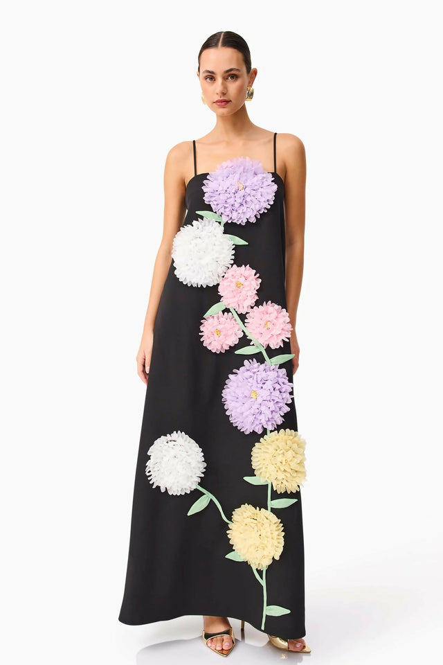 Elliatt Buttercup Maxi Dress - Black Size 8