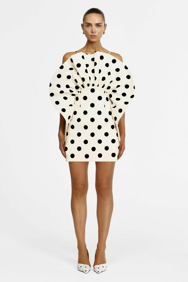 Acler Ketch Mini Dress - Dotty