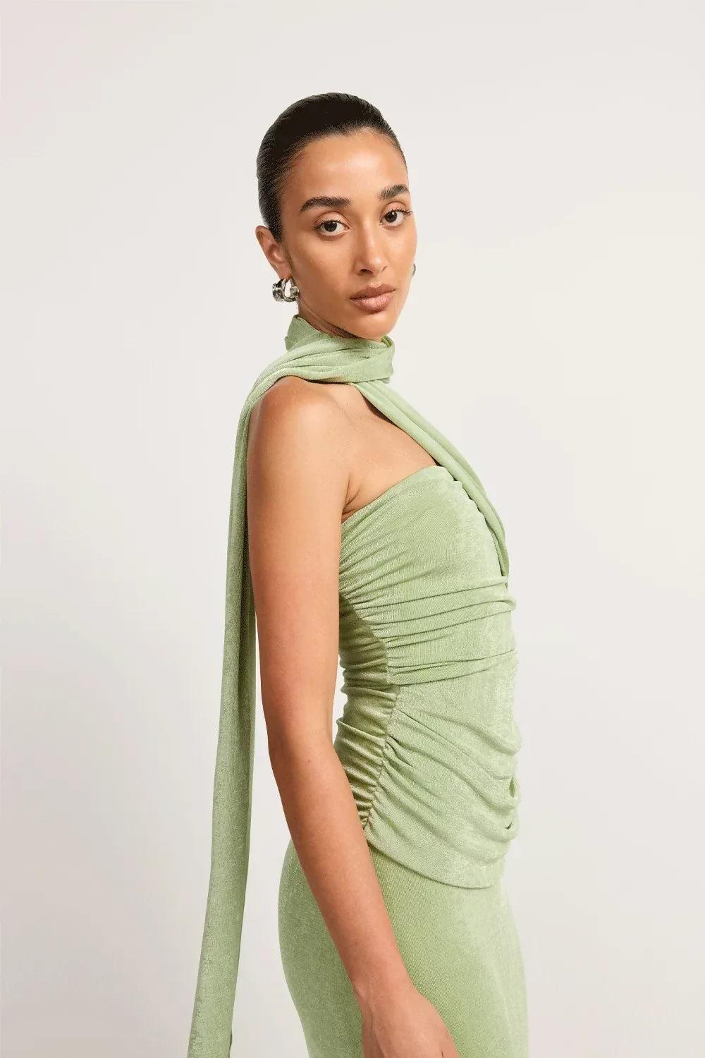 Tojha Iesha Dress - Matcha Green – view 2