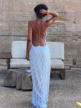 Jasook Noa Gown Powder Blue view 3