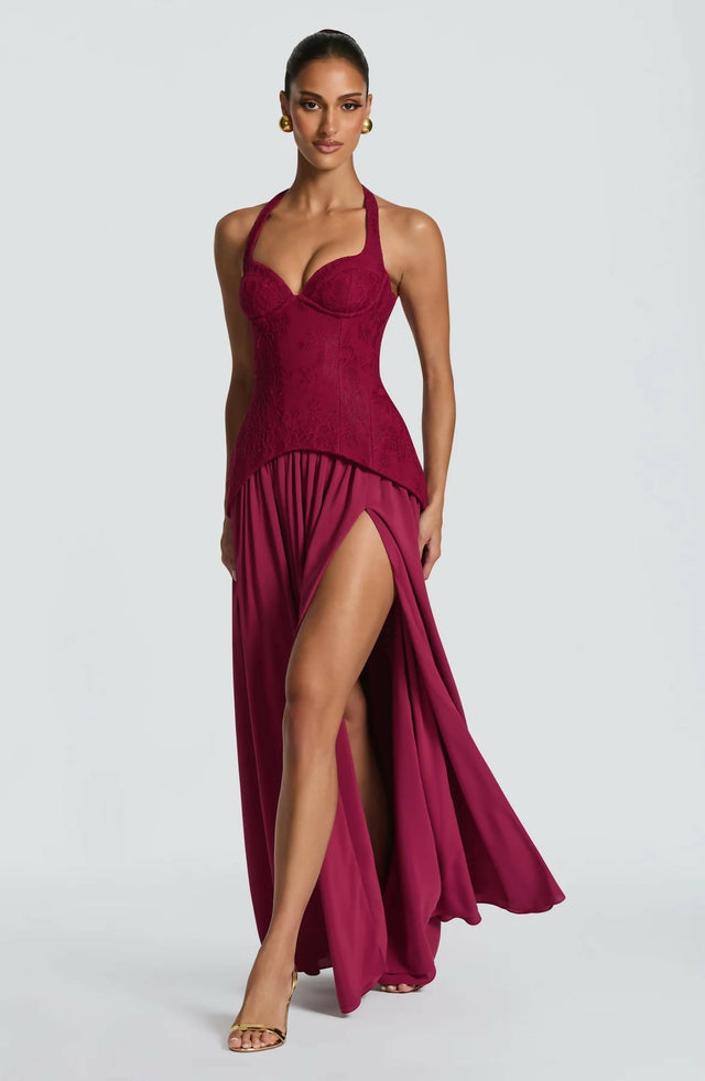 Babyboo Almira Maxi Dress Mulberry