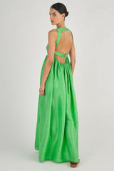 Oroton Strappy Sundress Green Size 8 view 3