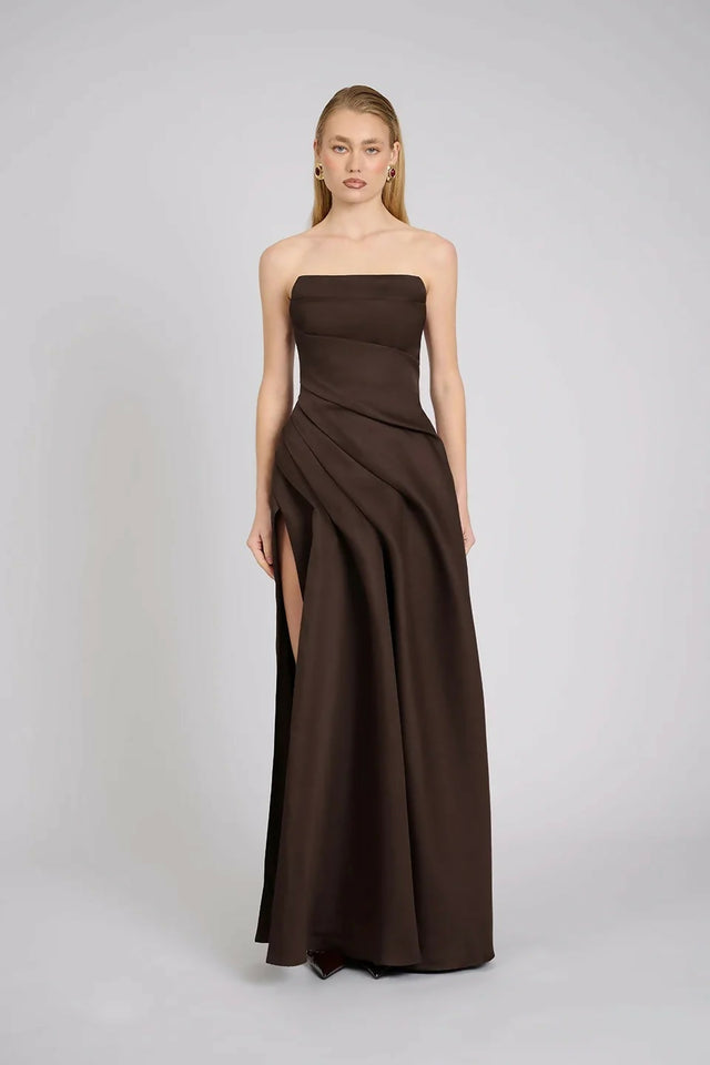 ELIYA THE LABEL Deanna Gown - Chocolate