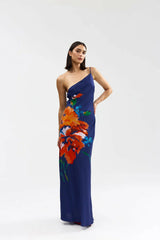 Aston Studio Clemence Dress - Royal Papaya view 1