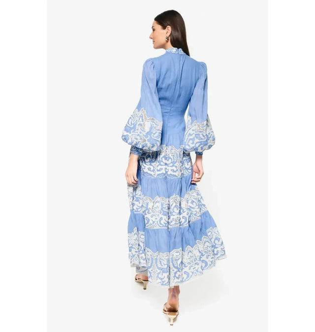 Alemais Arion Midi Dress Cornflower Blue