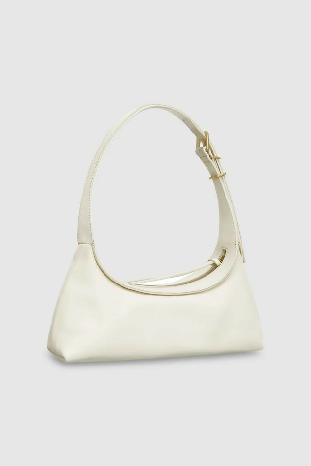 Oroton Cinder Mini Baguette - Antique Cream