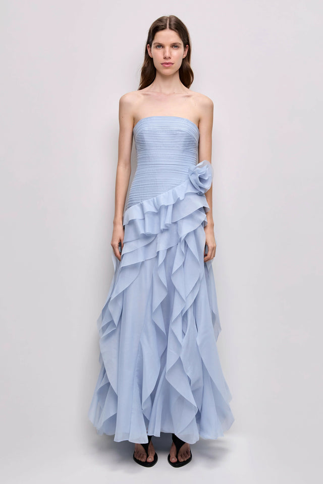 Aje Canyon Gown in Blue