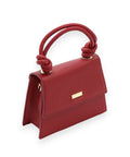 Morgan & Taylor Naomi Top Handle Bag - Burgundy Red – view 2
