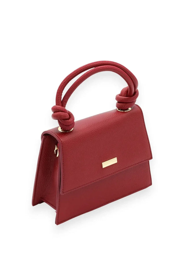 Morgan & Taylor Naomi Top Handle Bag - Burgundy Red