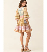 Zimmermann Echo Lantern Dress in Spliced view 2