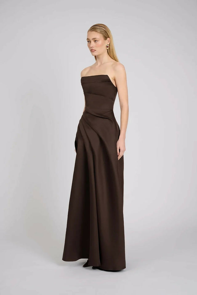 ELIYA THE LABEL Deanna Gown - Chocolate