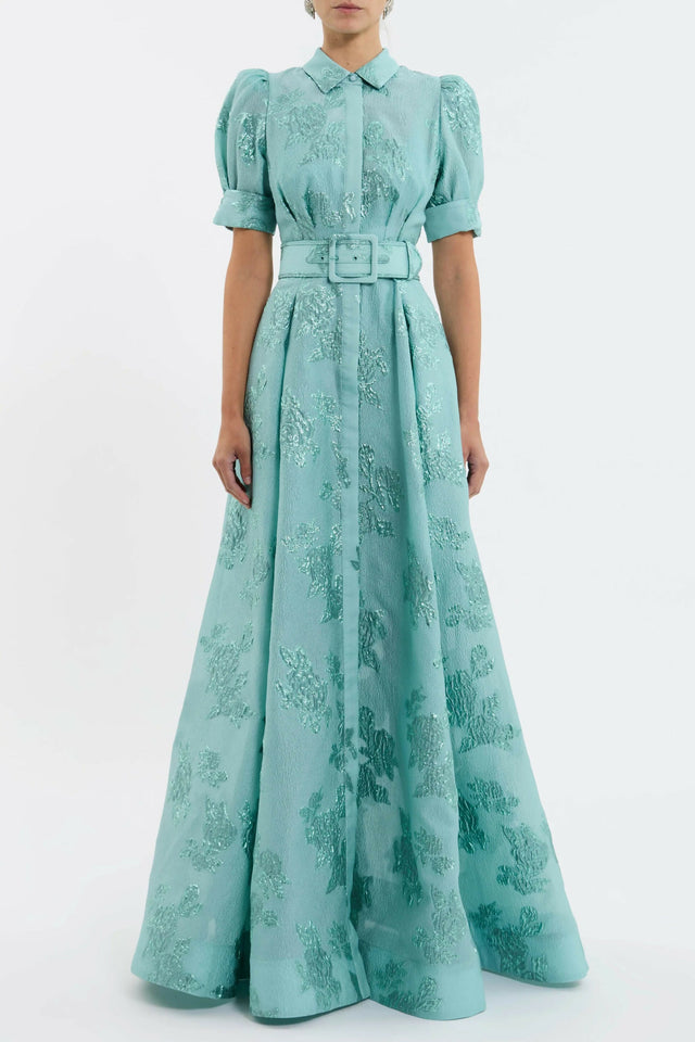 Rebecca Vallance Benette Short Sleeve Gown
