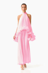 Elliatt Poppy Cape Gown Pink Size 8,10 view 1