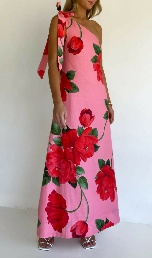 By Nicola Sorrento Maxi Dress - Raspberry Bloom