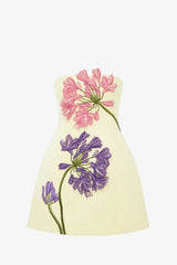 Leo Lin Roselle Appliqué Bustier Mini Dress - Agapanthus Print view 2