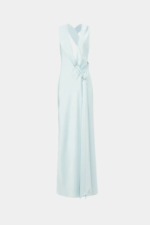 Misha Harlow Maxi Dress Ice Blue Size S / AU 8