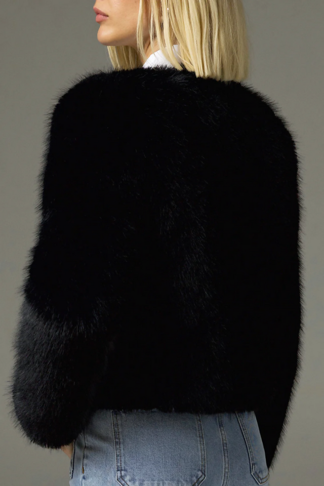 Zoe Kratzmann Glacier Fur Black Jacket