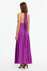 Acler Kerrison Maxi Dress Deep Mulberry view 3
