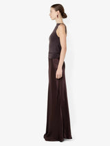 Bec & Bridge Mirabelle Cowl Neck Maxi Dress in Dark Chocolate view 2