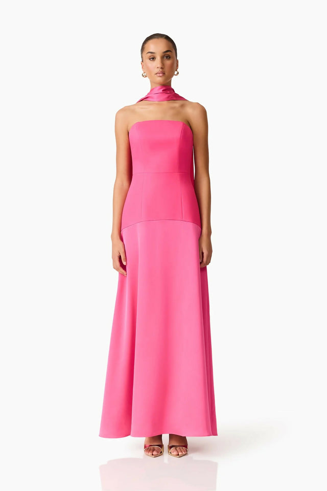 Elliatt Noralyn Strapless Gown in Pink