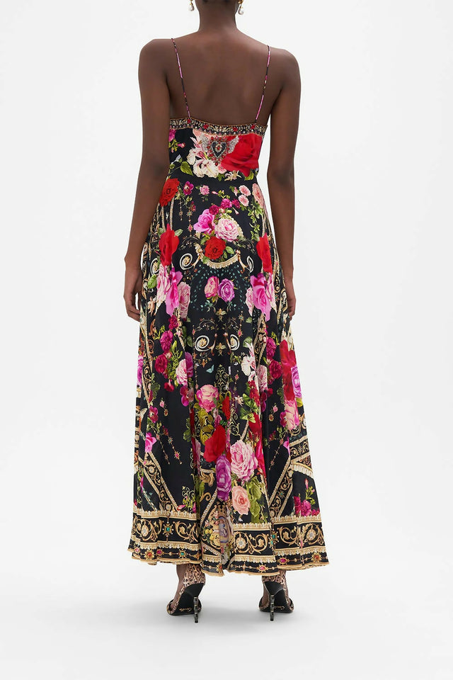 Camilla Reservation For Love Long Dress W/ Tie Front