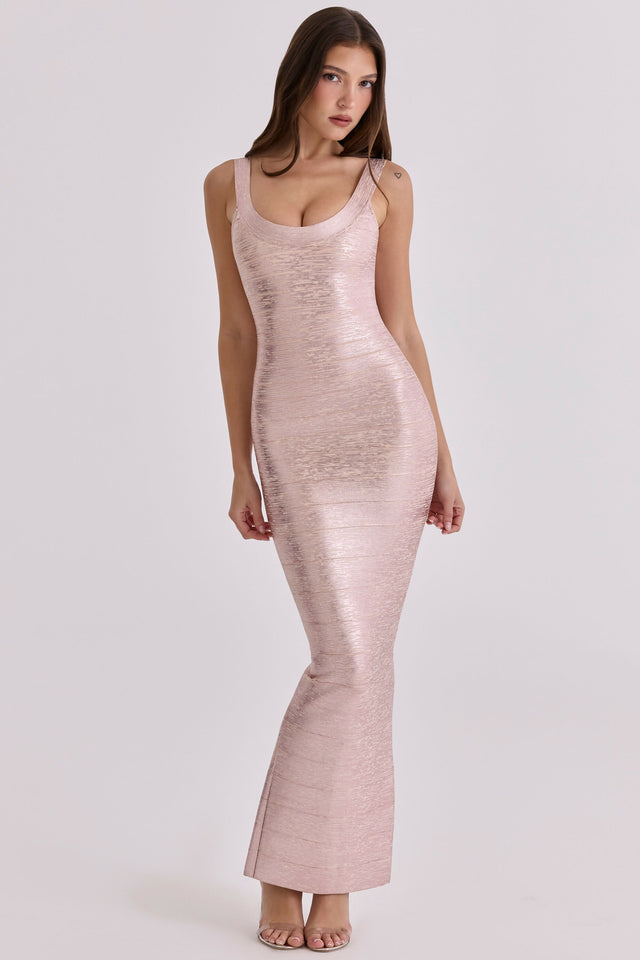 HOUSE OF CB Rosé Bandage Maxi Dress - Limited Edition