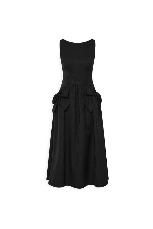 Rebecca Vallance Narcissa Midi Dress - Black