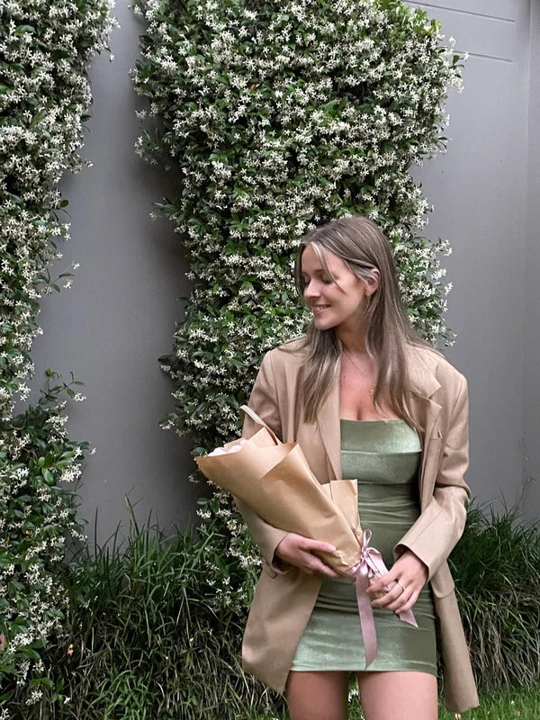 7th & York Camryn Mini Dress - 8 / Green - Dresses