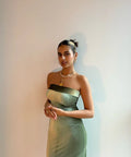 7th & York Olive Camryn Maxi Dress - 6 / Green - Dresses