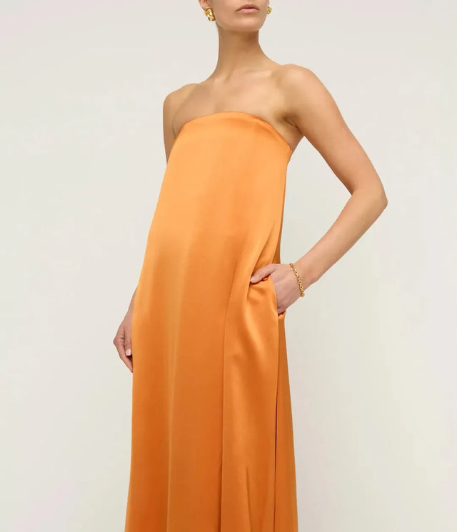 ANNA QUAN Delfina Maxi Dress Kumquat Orange