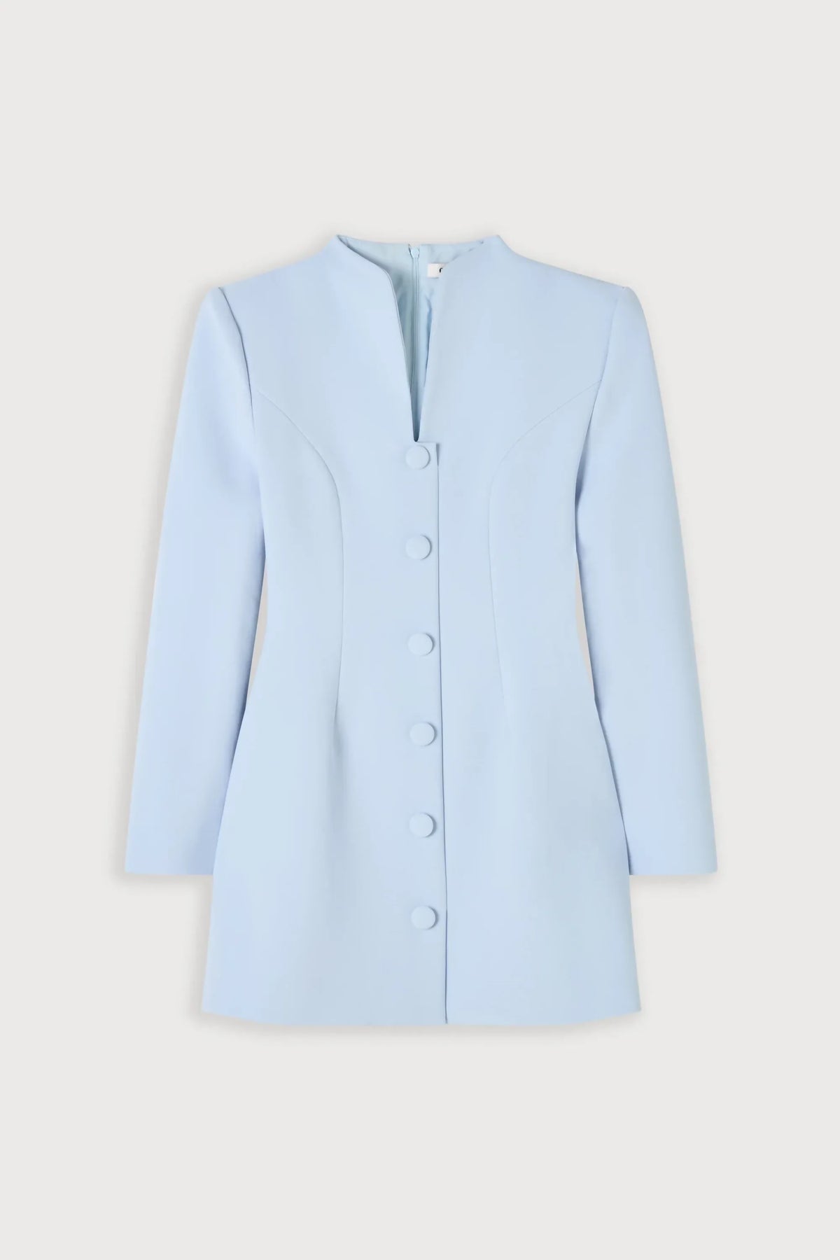 Odd Muse Button Down Dress - Powder Blue – view 2