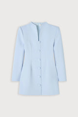 Odd Muse Button Down Dress - Powder Blue view 2