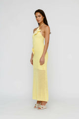 The Wolf Gang Sevilla Maxi Dress Lemon view 2