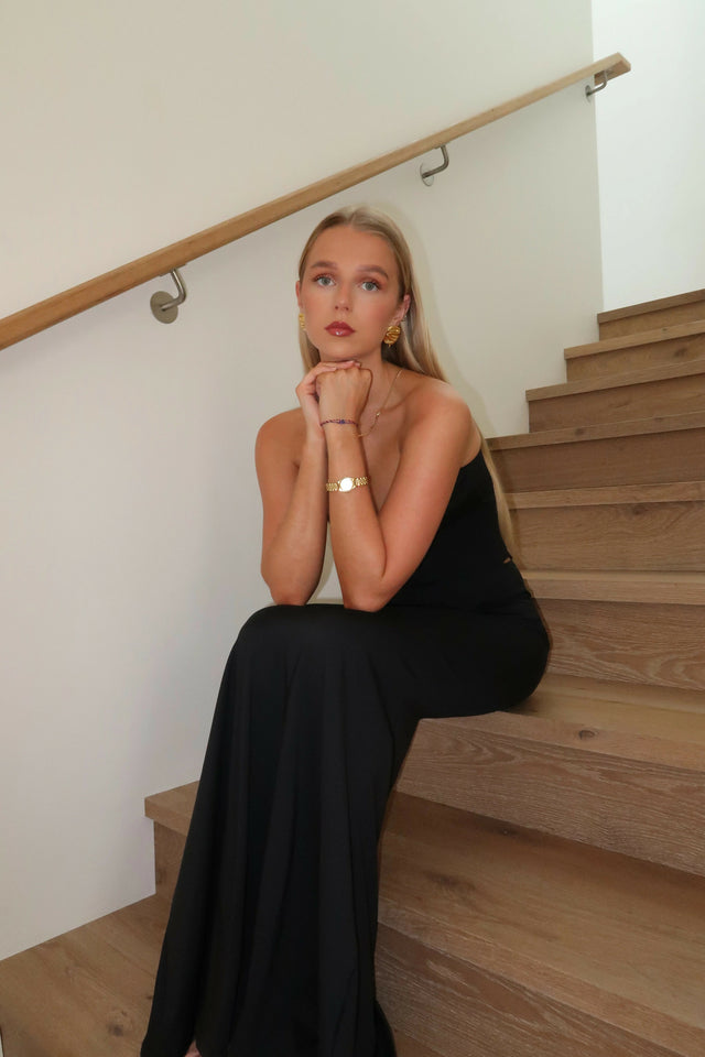 HNTR the Label Louie Gown Black Noir - Size 6,8,10