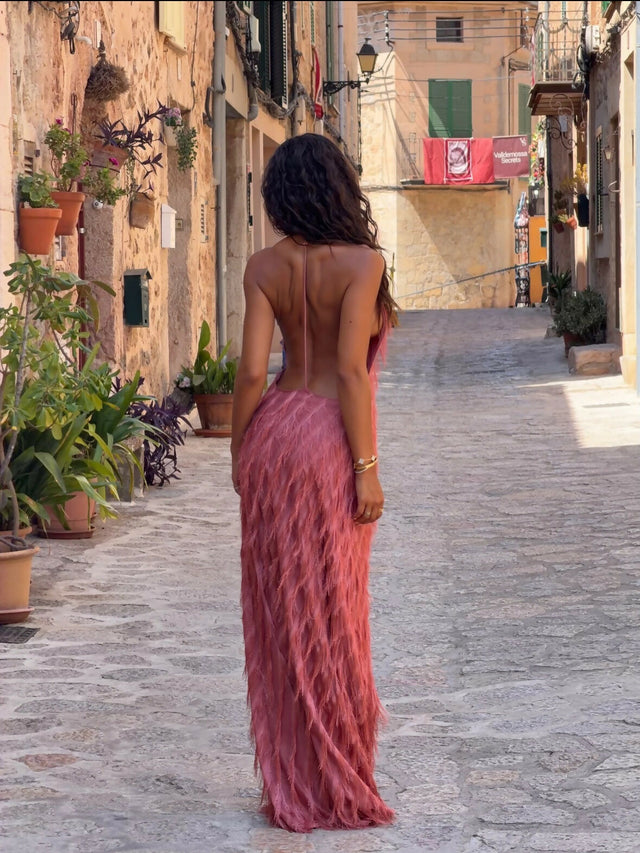 Jasook Noa Gown Peach