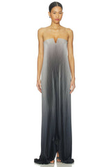Lidee Black Tie Gown in Smoke Ombre view 1
