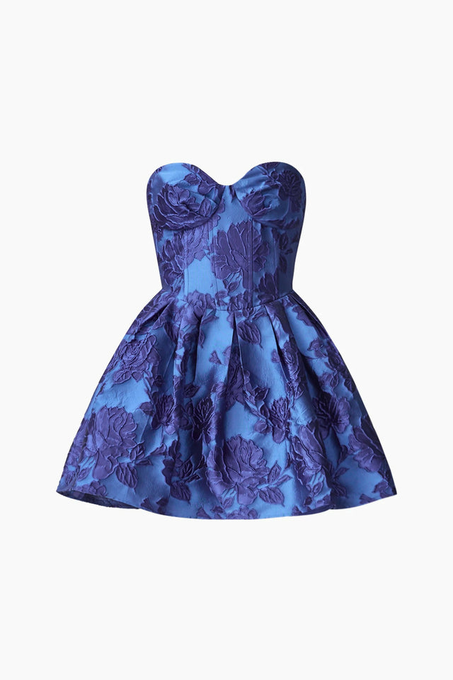 Elliatt Sorelle Bustier Mini Dress - Cobalt Blue
