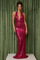 Fait Par Foutch Liana Gown Magenta Size 8 view 1