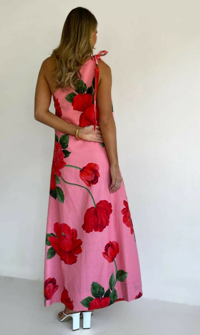 By Nicola Sorrento Maxi Dress - Raspberry Bloom