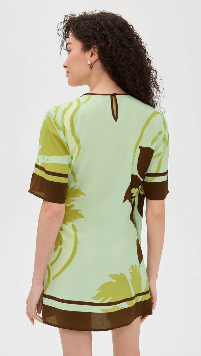 Sir the Label Amaia Mini Dress Floral Vine Size 10