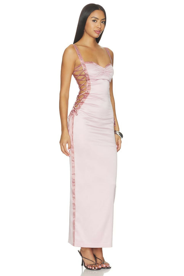 I am Gia Ashlee Maxi Dress Pink